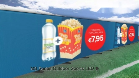 Außenwerbung mit festem Stadionumfang P10, wasserdichte LED-Anzeige